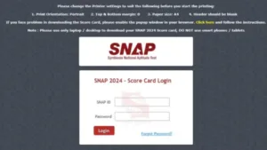 SNAP 2024 Results Out Now! Check Your Scorecard at snaptest.org