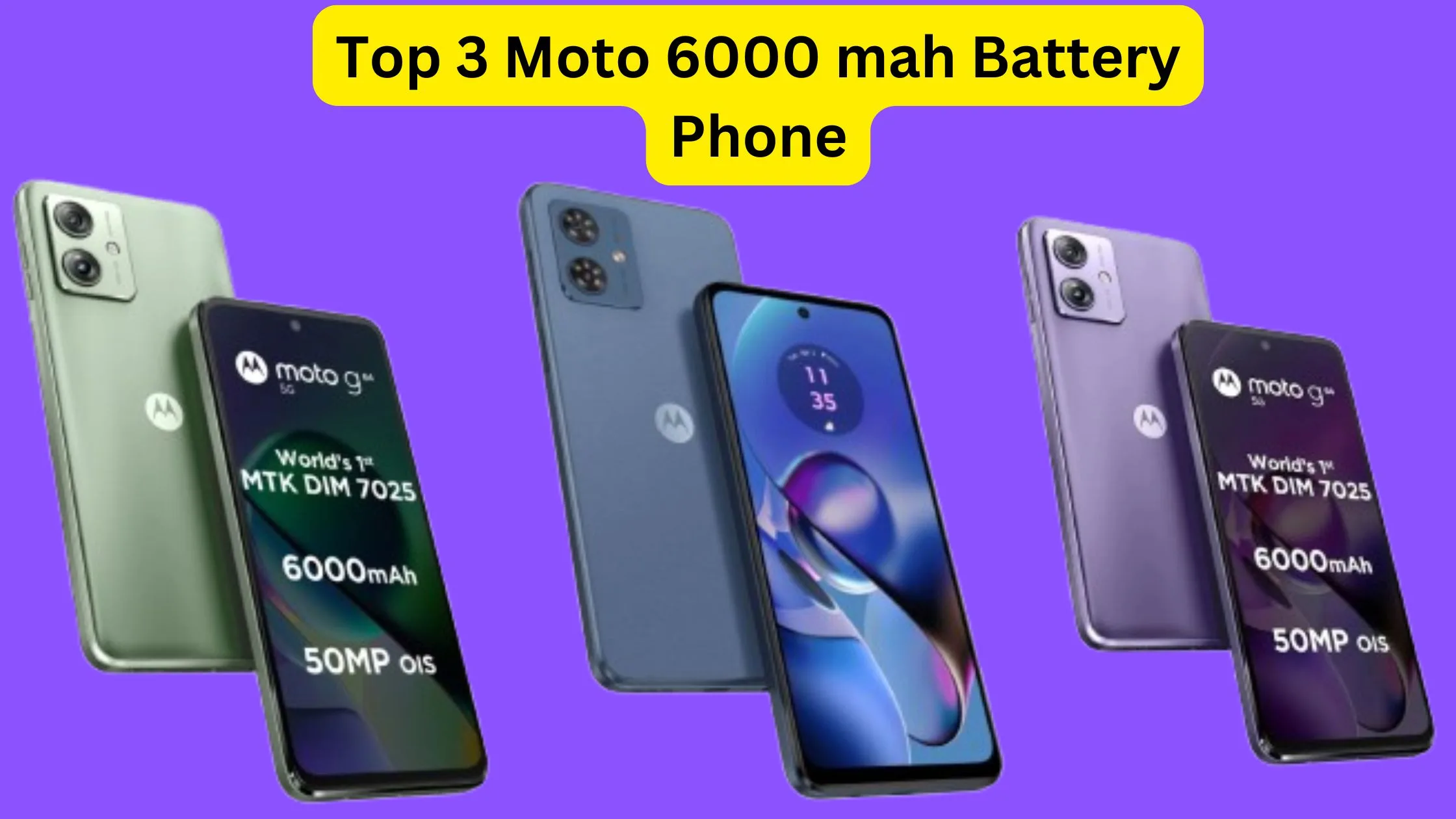 Top 3 Moto 6000 mah...