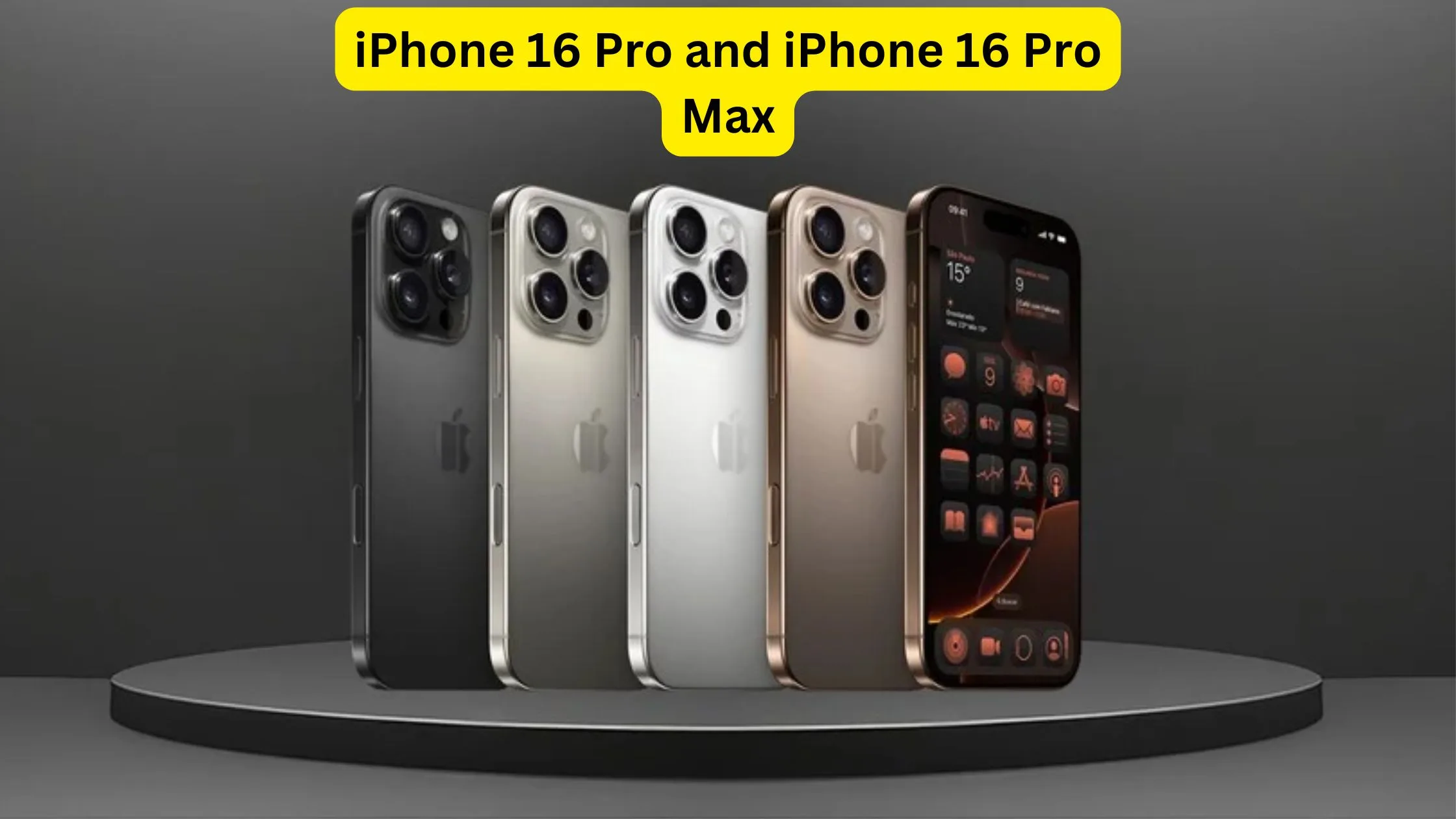 iPhone 16 Pro and iPhone...