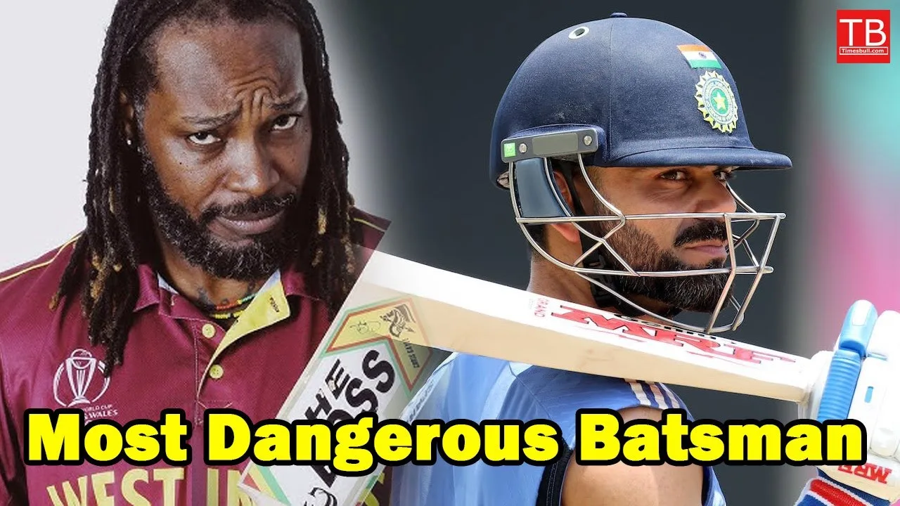 The world’s most dangerous batsman...