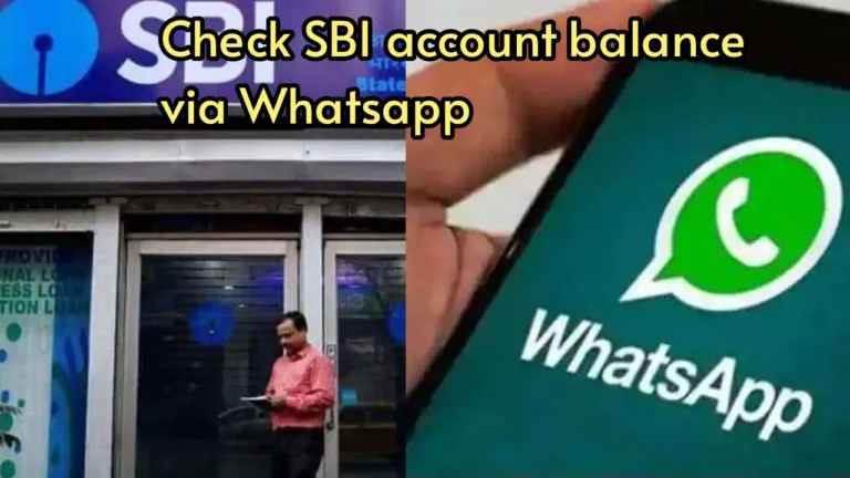 How much balance is in your SBI account? Check via WhatsApp with easy process