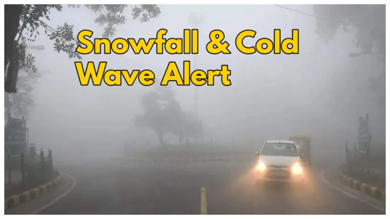 Monsoon Forecast – IMD Warning Snowfall in J&K, Rain in Tamil Nadu, Cold Wave in North India