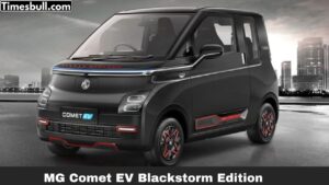 MG Comet EV Blackstorm Edition Launching Soon: Sporty Look, Features & Expected Price!