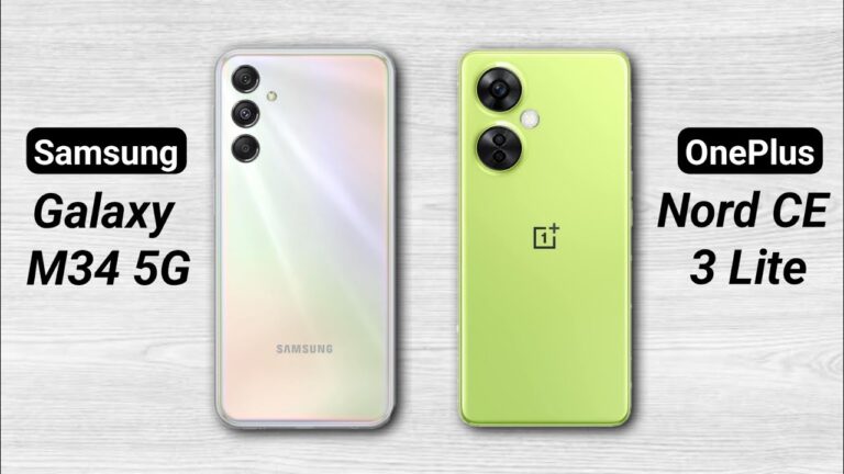 Samsung Galaxy M34 5G vs OnePlus Nord CE 3 Lite 5G : Which One Should You Buy? See Here
