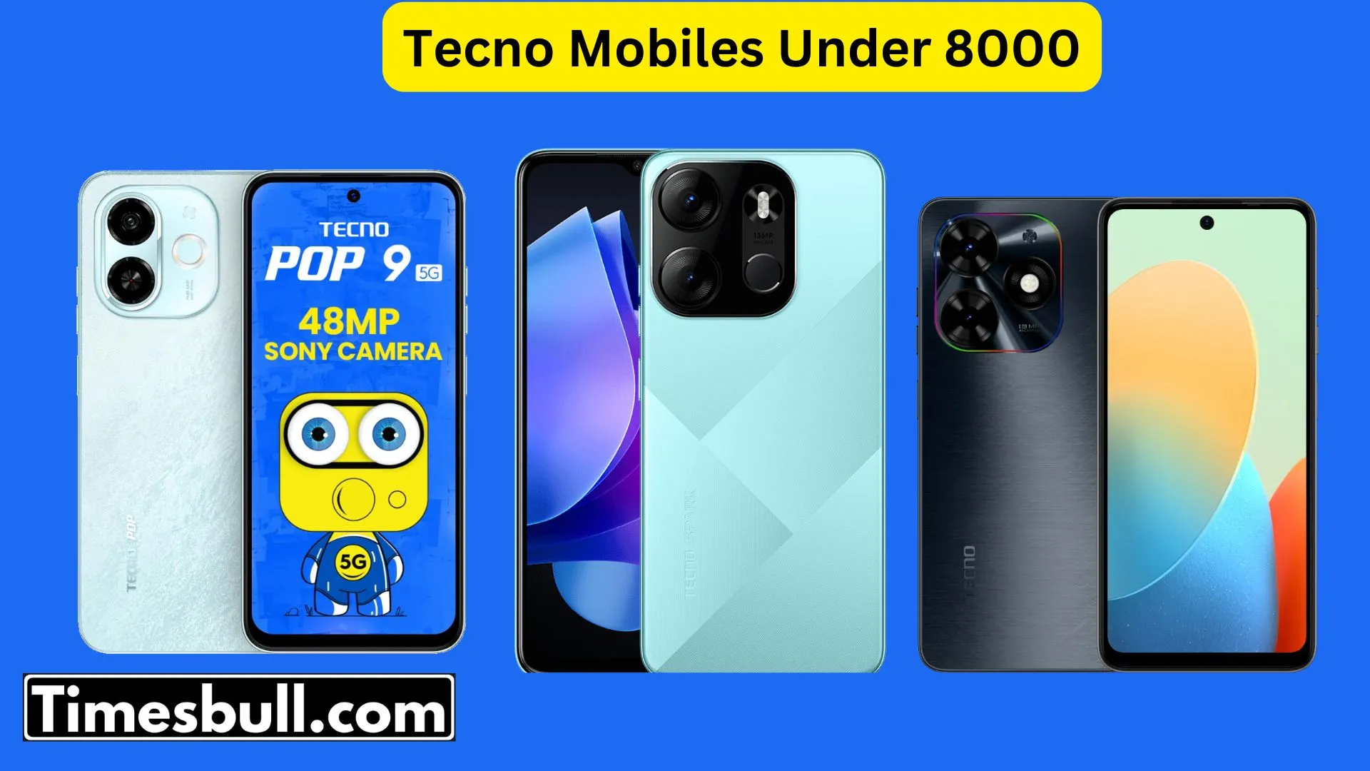 Tecno Mobiles Under 8000