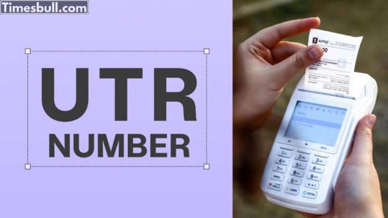 What is a UTR number, and how will it help money transactions? Know in detail