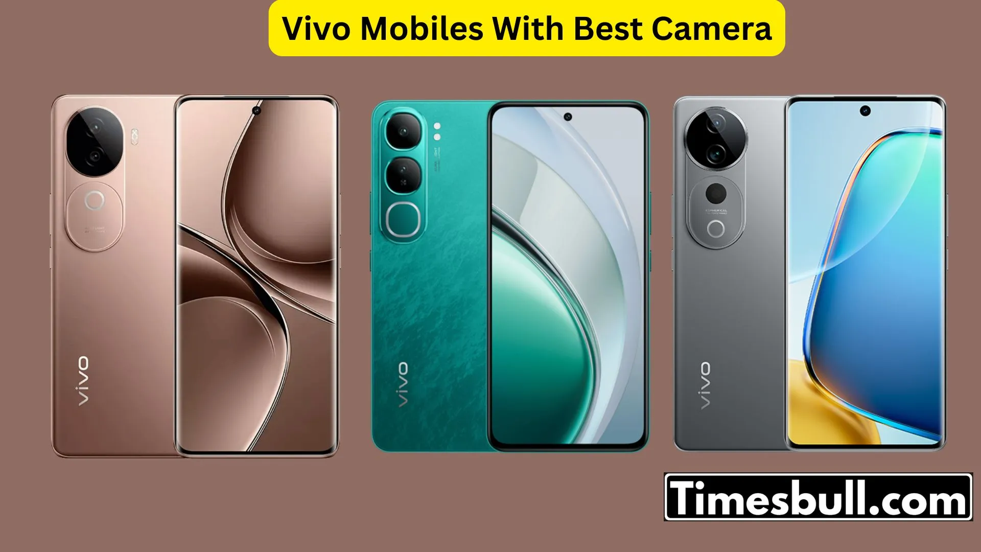 Vivo Mobiles With Best Camera