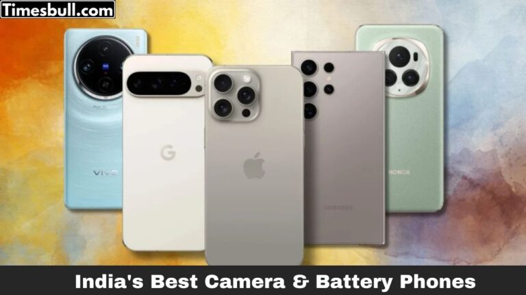 India’s Best Camera & Battery Phones: Top 5 Smartphones for All-Day Use & Stunning Photos