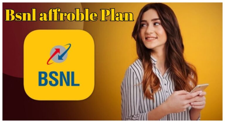 Bsnl affroble Plan – Get 90 Days Vailidity & Daily 2GB Data only at Rs 411