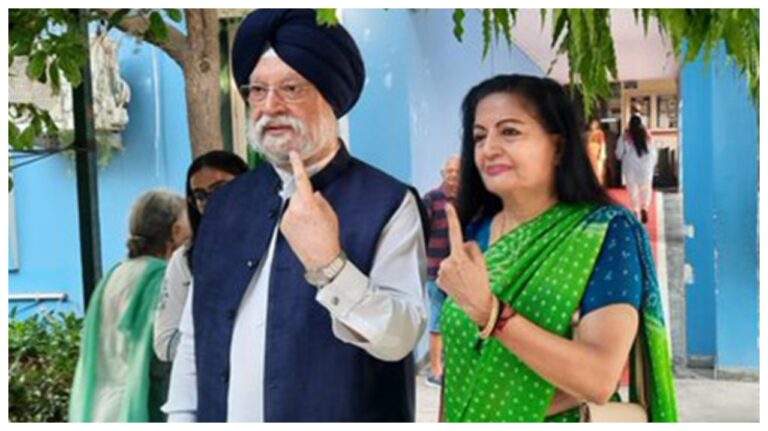 Delhi Election 2025 Update – Rahul Gandhi, Hardeep Puri & including Big Leaders cast their votes