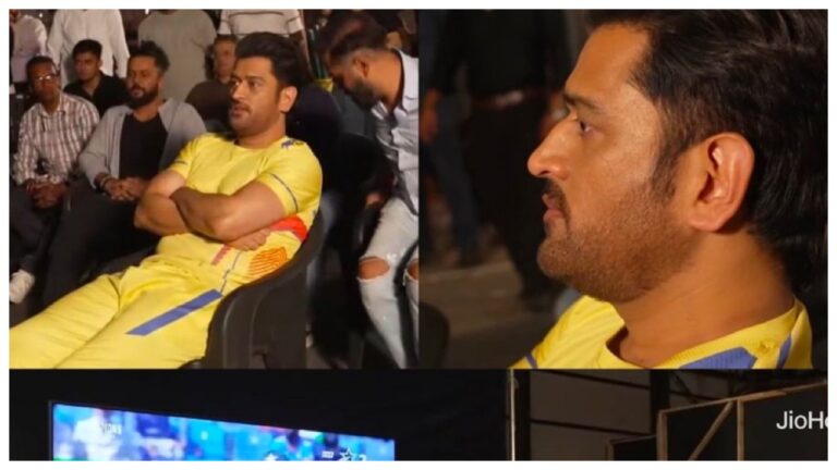 Ind Vs Pak – Dhoni Trolled for CSK Jersey During Match, Pakistan 197/5