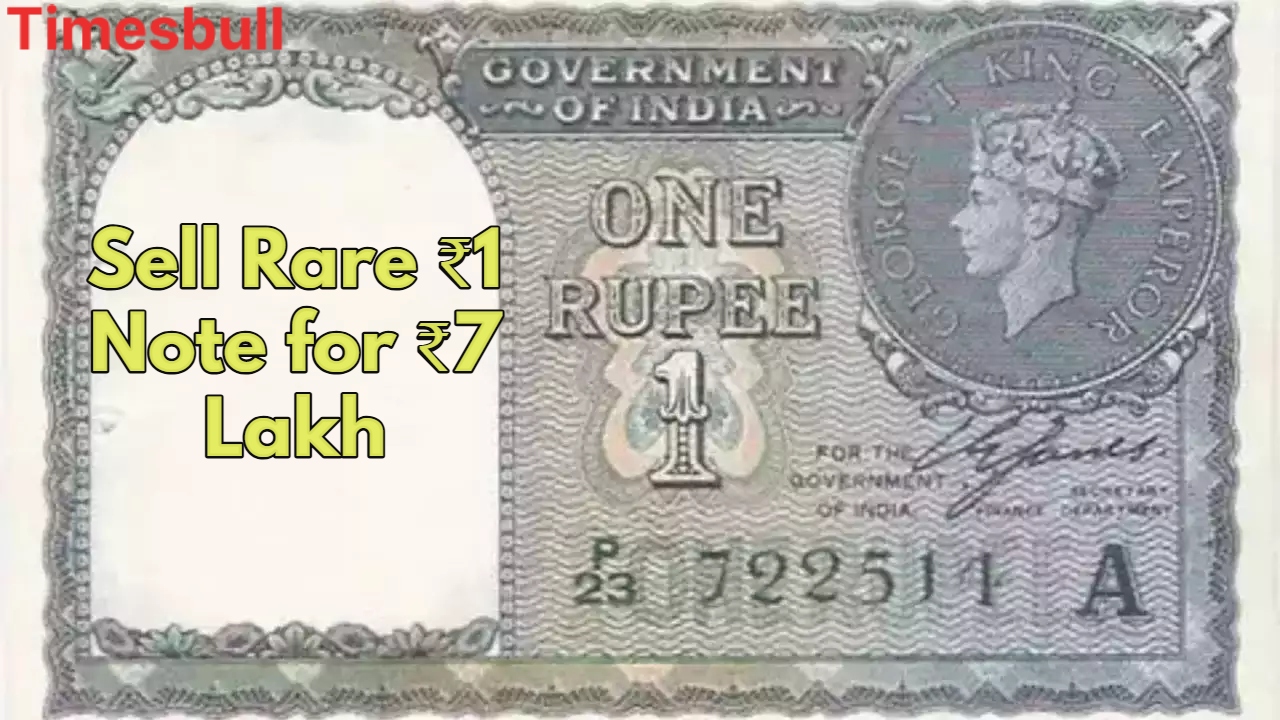Rare 1935 ₹1 Note Fetching...
