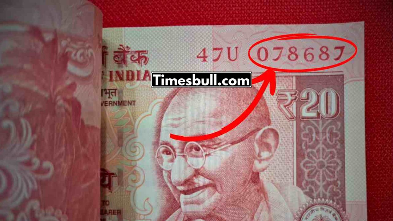 A 20-Rupee Note with