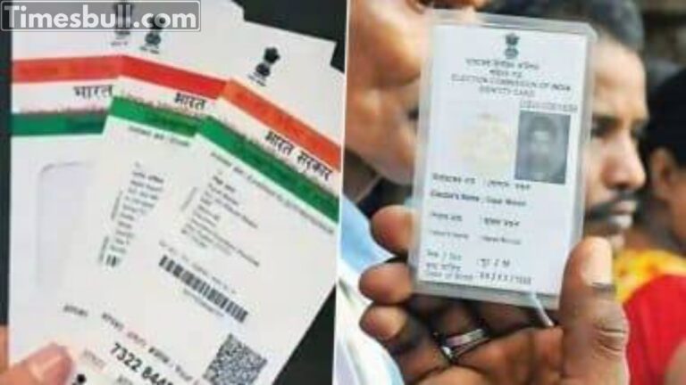 Aadhaar Card Voter card link