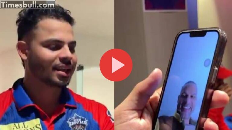 Watch: Ashutosh Sharma called Shikhar Dhawan after match and said…