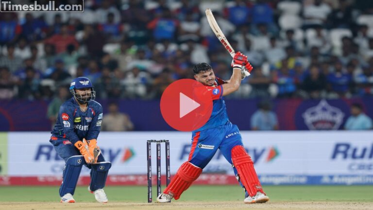 Watch: Ashutosh Sharma one hand six, Rishabh Pant helpless