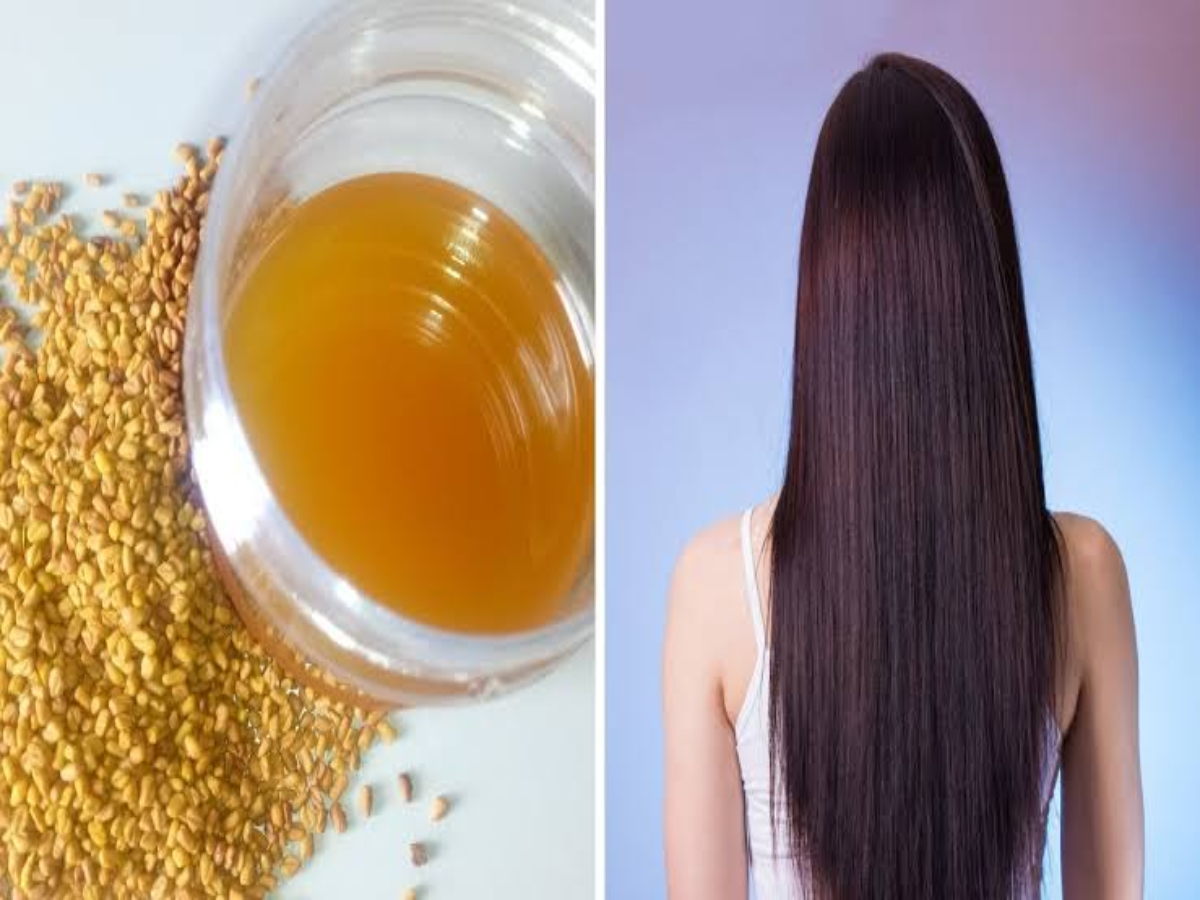 Fenugreek water will make hair...