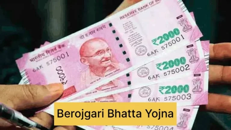 Berojgari Bhatta Yojana: बेरोजगार युवाओं को सरकार देगी 2500 प्रतिमाह, ऑनलाइन आवेदन शुरू