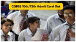 CGBSE 10th_12th Admit Card Out