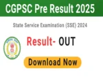 CGPSC PCS Prelims result