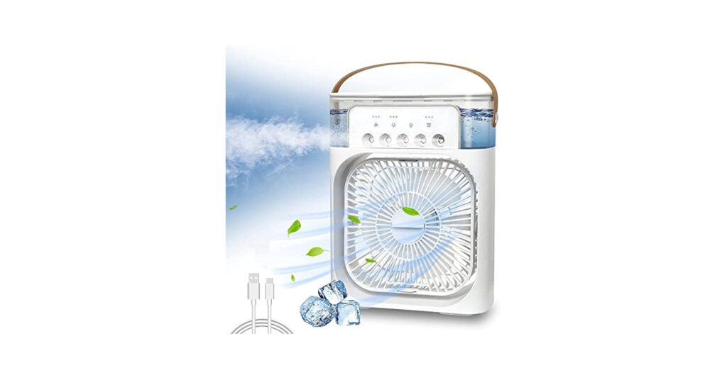 CURIOUS Mist Fan – Get Instant Cooling at 65% Off, Buy Now!