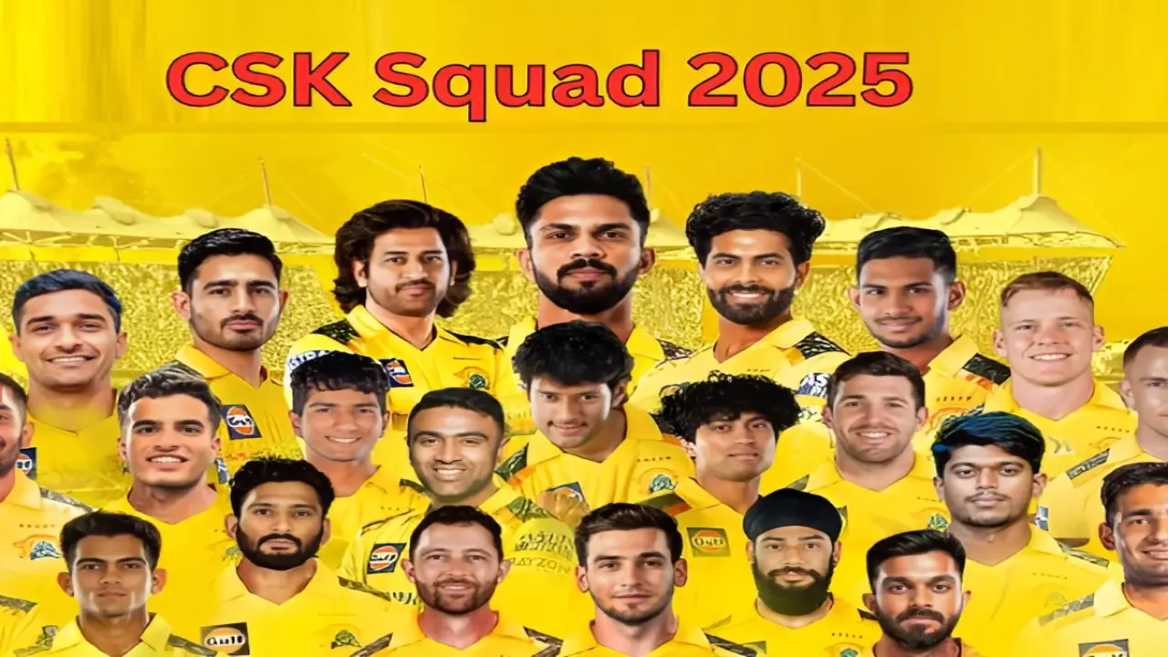 IPL 2025: Chennai Super Kings...