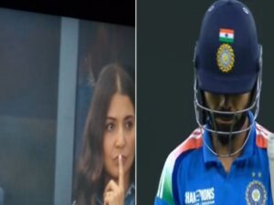 Watch: Virat Kohli’s bat did not work in the final, he was out after scoring just one run, wife Anushka Sharma was disappointed