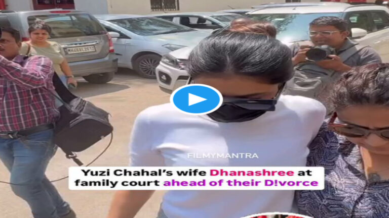 Watch: ‘What are you doing..’ Who did Dhanashree Verma get angry at outside the court?