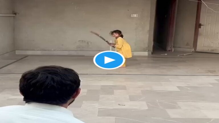 Watch: The cricket world became a fan of this 6-year-old Pakistani girl after seeing her stormy batting