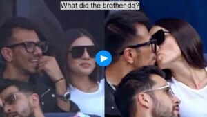 Watch: RJ Mahesh and Yuzvendra Chahal’s MMS goes viral! Both are seen biting each other’s lips