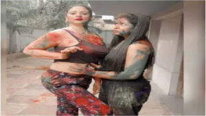 OMG what a figure! Mohammed Shami’s ex-wife Haseen Jahan played Holi with colours, photos went viral