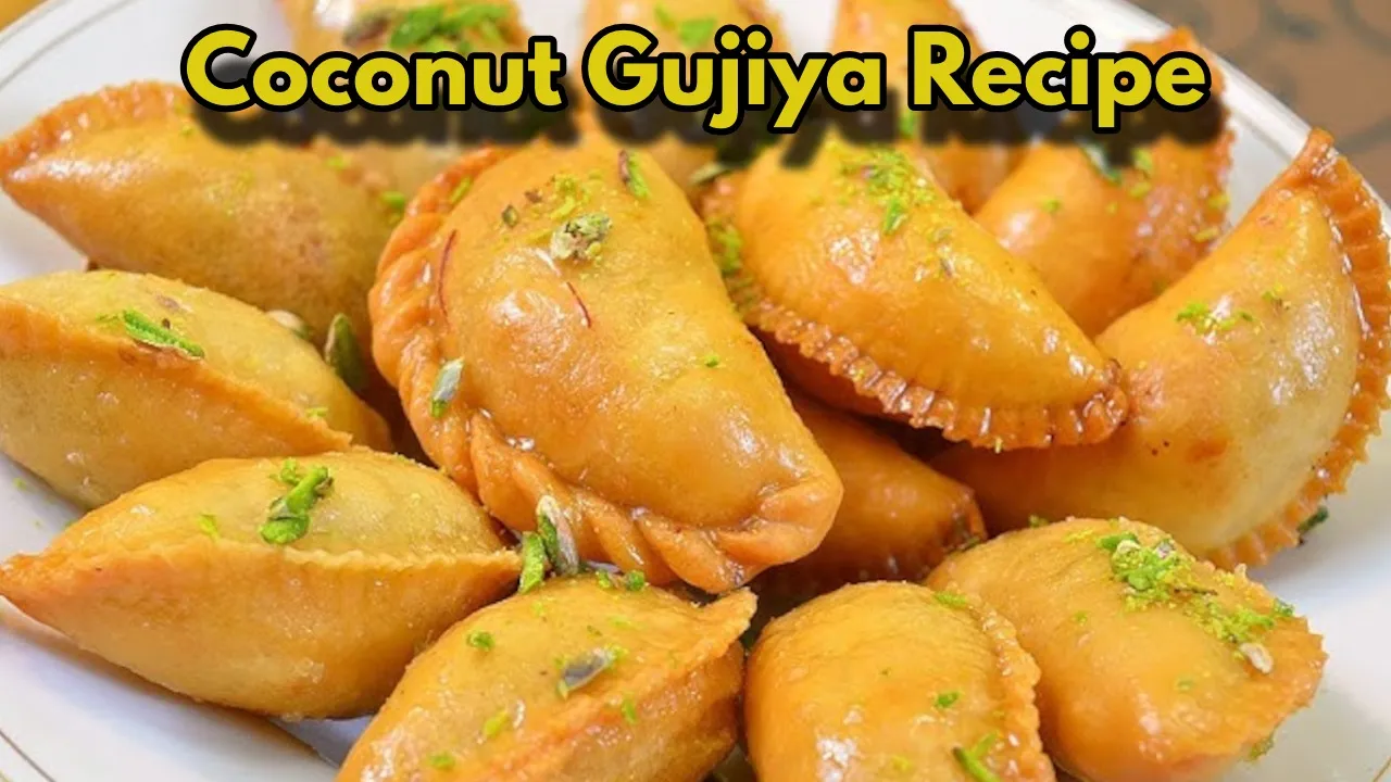Coconut Gujiya Recipe