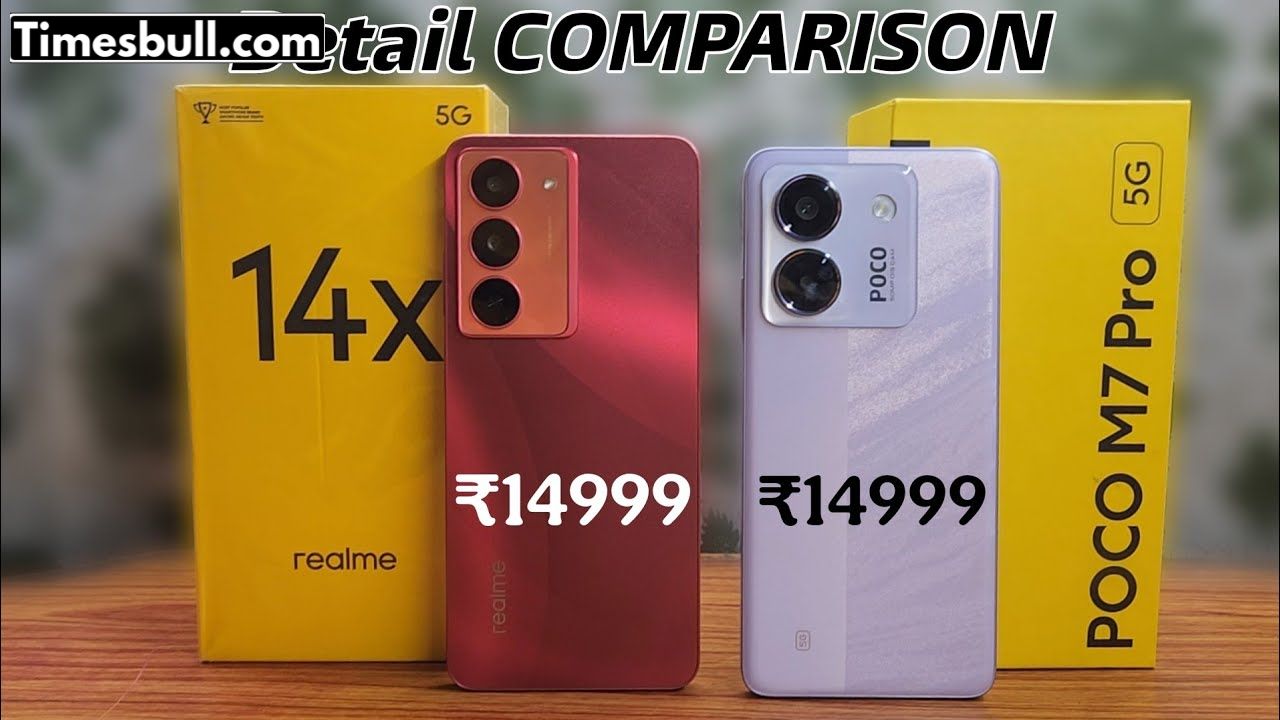 Realme 14x vs POCO