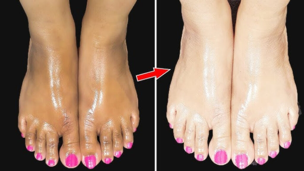Say Goodbye to Dirty, Dark Feet : Try This Easy Cleaning Method for Instant Glow