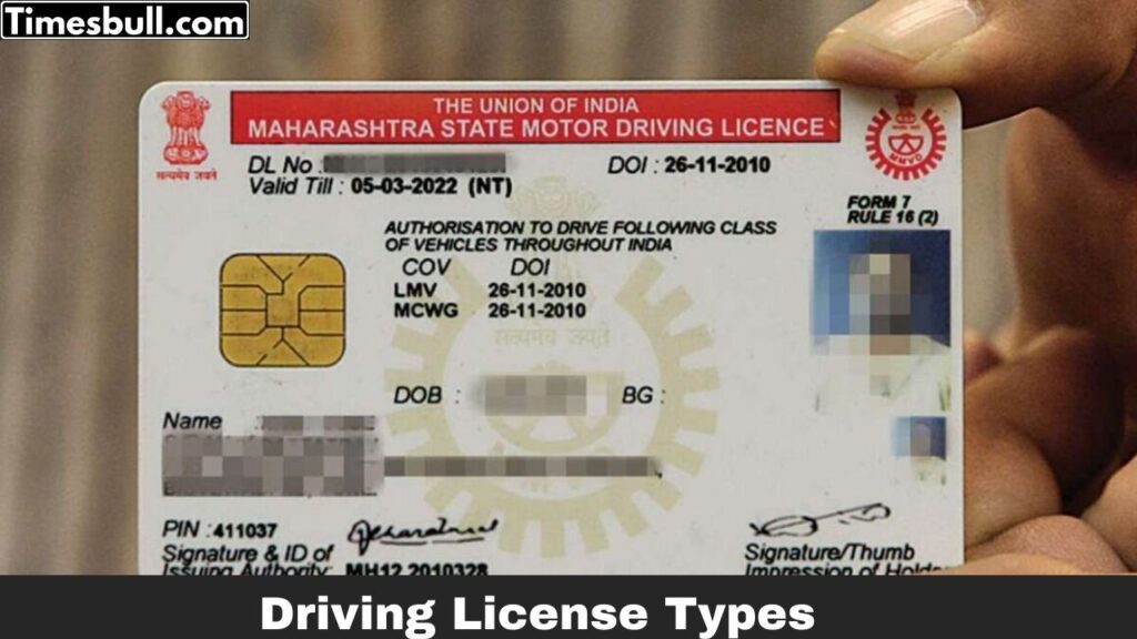Driving License Types