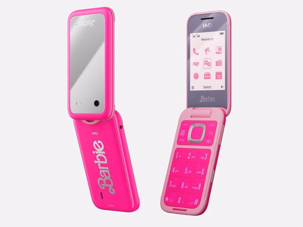 HMD Barbie Flip Phone