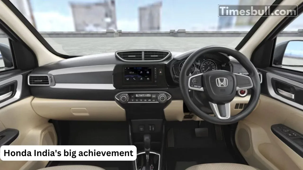 Honda India's Big Achievement