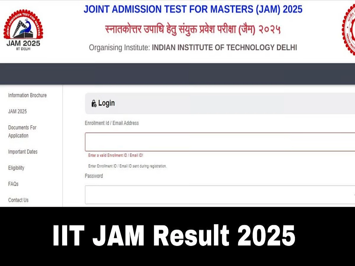 IIT JAM Result 2025 Out,...