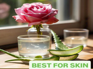 4 unique ways to use aloe vera & Rose Water for glowing skin