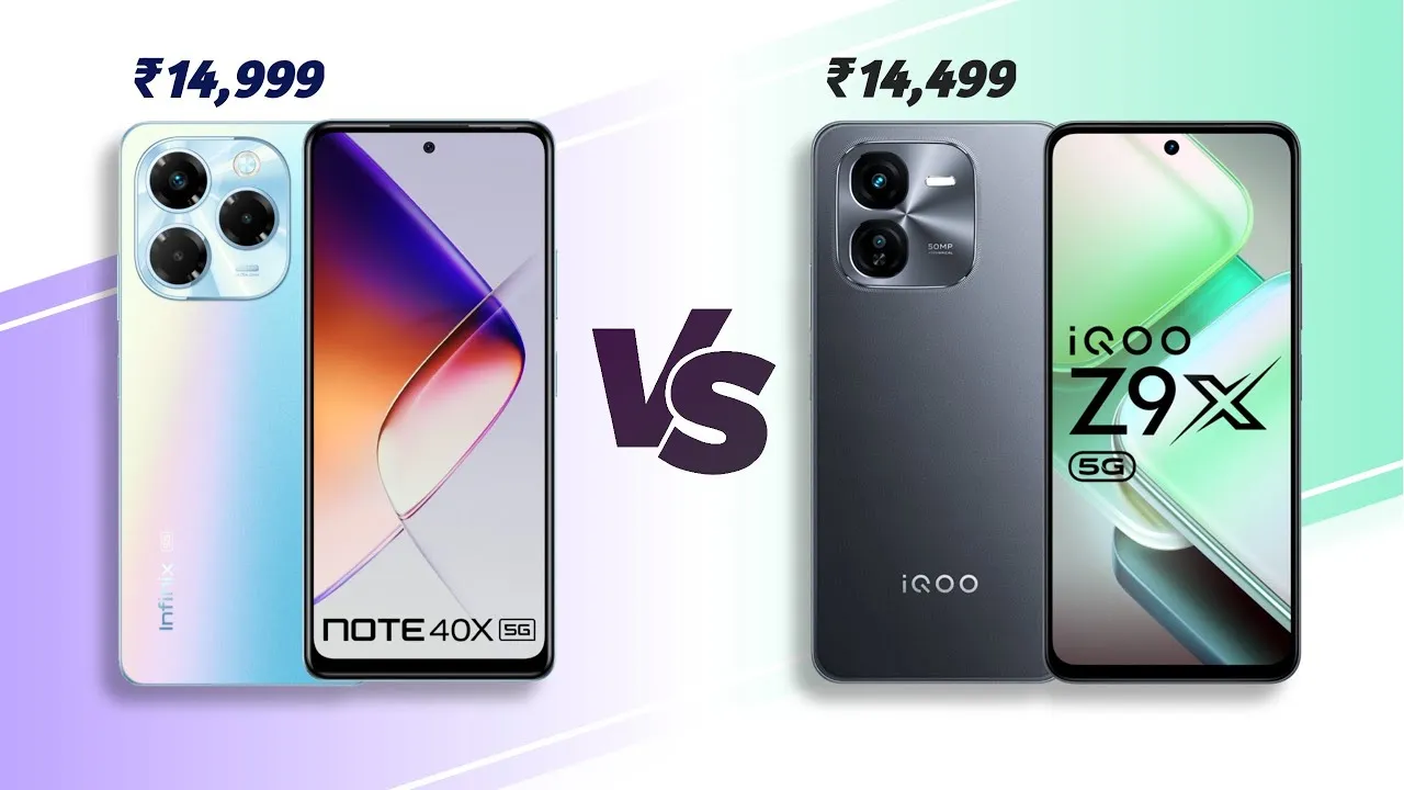 Infinix Note 40x 5g Vs Iqoo Z9x 5g