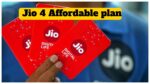 Jio 4 Affordable plan