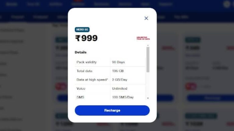 Jio 999 plan