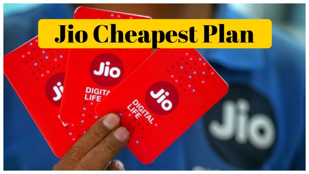 Jio Cheapest Plan