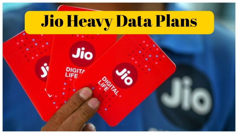 Jio Heavy Data Plans – Get 5GB Daily, 48GB Extra Data & More