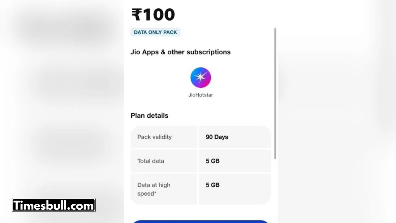 Jio Hotstar Subscription