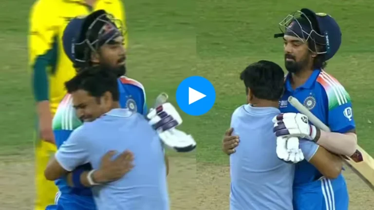 Watch: Security Breach on the Field! Fan Storms in to Hug KL Rahul After India’s Thrilling Win