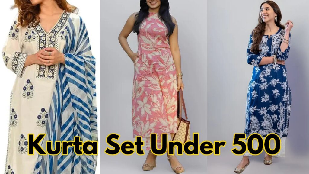 Amazon Fashion Deal: Get Kurta Set Under Rs 500 for Summer Style