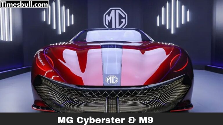 MG Cyberster & M9: Premium Electric Cars for the Indian Market – Details Revealed!