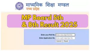 MP Board 5th & 8th Result 2025- Expected in 1st Week April, How to Check at rskmp.in