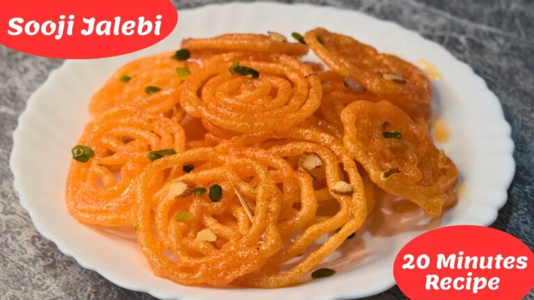 Maida Free Suji Jalebi : Crispy and Super Tasty!